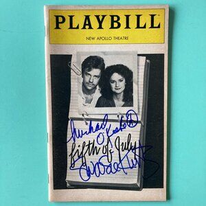 Signed Playbill Fifth of July by MICHAEL O’KEEFE & SWOOSIE KURTZ Broadway 1981